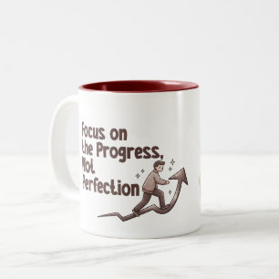 Benutzerdefinierter Name Konzentriere dich auf For Zweifarbige Tasse