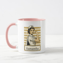 Benutzerdefinierter Name Krankenpfleger Leben Kaff Tasse