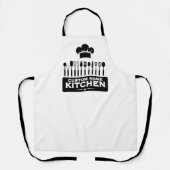 Benutzerdefinierter Name Küchenchef Design Schürze (Vorderseite)