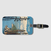 Benutzerdefinierter Name Lake Tahoe Gepäckanhänger (Vorderseite (Horizontal))