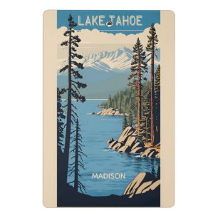 Benutzerdefinierter Name Lake Tahoe Mini Klemmbrett