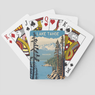 Benutzerdefinierter Name Lake Tahoe Spielkarten