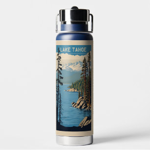 Benutzerdefinierter Name Lake Tahoe Trinkflasche