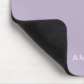 Benutzerdefinierter Name Lavendel Farbe Mousepad (Ecke)