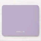 Benutzerdefinierter Name Lavendel Farbe Mousepad (Vorne)