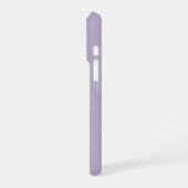 Benutzerdefinierter Name Lavendel-Farbiger iPhone- iPhone Hülle (Linke Seite)