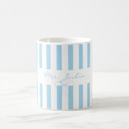 Benutzerdefinierter Name Lehrer Anerkennung Baby B Kaffeetasse
