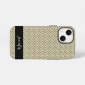 Benutzerdefinierter Name Leopard-Hautmuster iPhone Hülle (Rückseite (Horizontal))