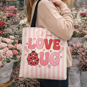 Benutzerdefinierter Name Liebeskäfer Valentinstag Tasche