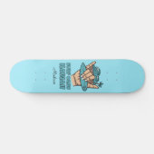 Benutzerdefinierter Name & Location Surf Shaka Skateboard (Horizontal)