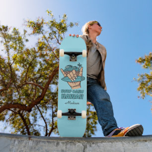 Benutzerdefinierter Name & Location Surf Shaka Skateboard