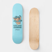 Benutzerdefinierter Name & Location Surf Shaka Skateboard (Vorderseite)
