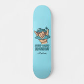 Benutzerdefinierter Name & Location Surf Shaka Skateboard (Vorne)