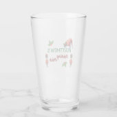 Benutzerdefinierter Name Lustiger Denkdrink Weihna Glas (Rückseite)