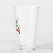 Benutzerdefinierter Name Lustiger Denkdrink Weihna Glas (Links)