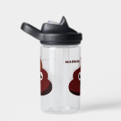 Benutzerdefinierter Name Lustiger POOP Trinkflasche (rechts)