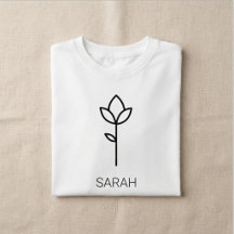Benutzerdefinierter Name Mädchen T-Shirt