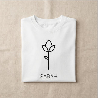 Benutzerdefinierter Name Mädchen T-Shirt