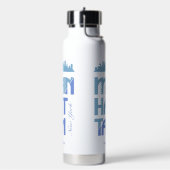 Benutzerdefinierter Name Manhattan New York Trinkflasche (Links)