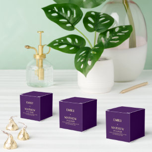 BENUTZERDEFINIERTER NAME MINIMALE MONOGRAMM-TYPOGR GESCHENKSCHACHTEL