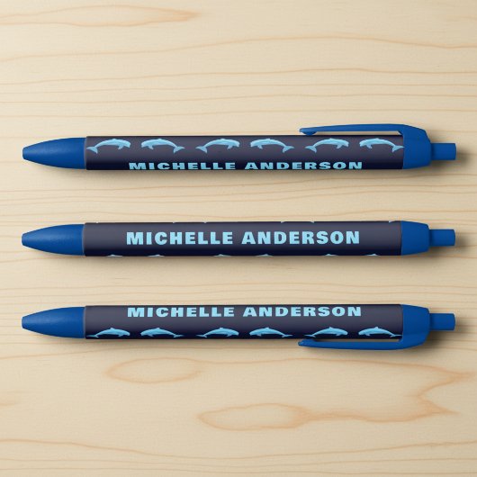 Benutzerdefinierter Name mit Delfin Stift