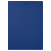Benutzerdefinierter Name mit Monogramm Navy Profes Klemmbrett (Rückseite)