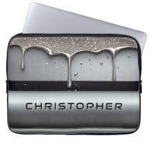 Benutzerdefinierter Name mit tropfendem flüssigem 