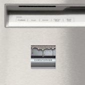 Benutzerdefinierter Name mit tropfendem flüssigem Magnet (In Situ (Geschirrspüler))