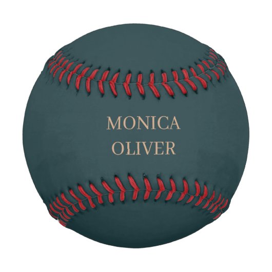 Benutzerdefinierter Name modern minimalistisch pro Baseball (Vorderseite)