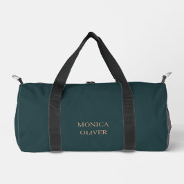 Benutzerdefinierter Name modern minimalistisch pro Duffle Bag