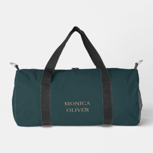 Benutzerdefinierter Name modern minimalistisch pro Duffle Bag