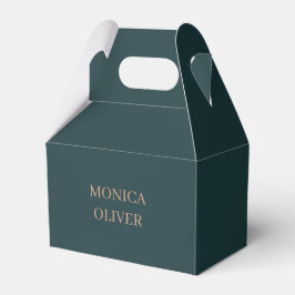 Benutzerdefinierter Name modern minimalistisch pro Geschenkschachtel