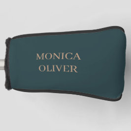 Benutzerdefinierter Name modern minimalistisch pro Golf Headcover