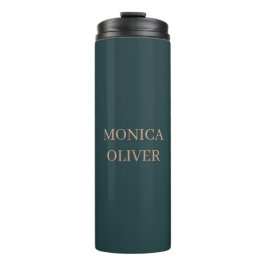 Benutzerdefinierter Name modern minimalistisch pro Thermosbecher