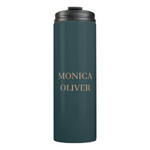 Benutzerdefinierter Name modern minimalistisch pro Thermosbecher