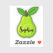 Benutzerdefinierter Name & Monogramm | Kawaii Süße Aufkleber (Blatt)