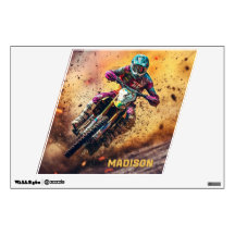 Benutzerdefinierter Name Motocross