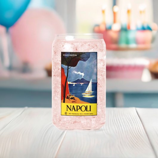 Benutzerdefinierter Name Napoli (Neapel) Vintage R Dosenglas (Insitu (Baby Party))