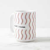 Benutzerdefinierter Name Neue Mutter Zukunft Mutte Kaffeetasse (Vorderseite Links)