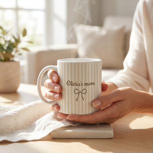 Benutzerdefinierter Name Neues Mama-Papa-Geschenk Kaffeetasse