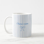 Benutzerdefinierter Name Neues Mutter-Vater-Gesche Kaffeetasse (Links)