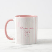 Benutzerdefinierter Name Neues Mutter-Vater-Gesche Tasse (Links)