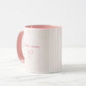 Benutzerdefinierter Name Neues Mutter-Vater-Gesche Tasse (Vorderseite Links)