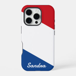 Benutzerdefinierter Name Niederländische Flagge iP iPhone 16 Pro Hülle