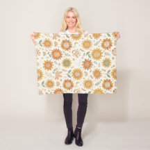 Benutzerdefinierter Name Niedlicher Boho-Sonnenblu