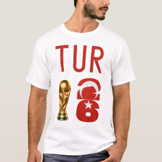 Benutzerdefinierter Name Nummer Türkei 2026 Weltme T-Shirt