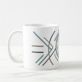 Benutzerdefinierter Name oder Initialen Becher – P Kaffeetasse (Links)