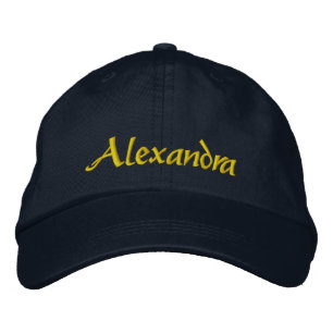 Benutzerdefinierter Name oder Text Bestickte Baseballkappe