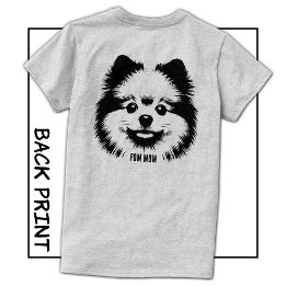 Benutzerdefinierter Name oder Text Pop Art Pomeran T-Shirt