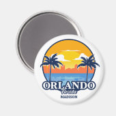 Benutzerdefinierter Name Orlando Florida Magnet (Vorderseite/Rückseite)